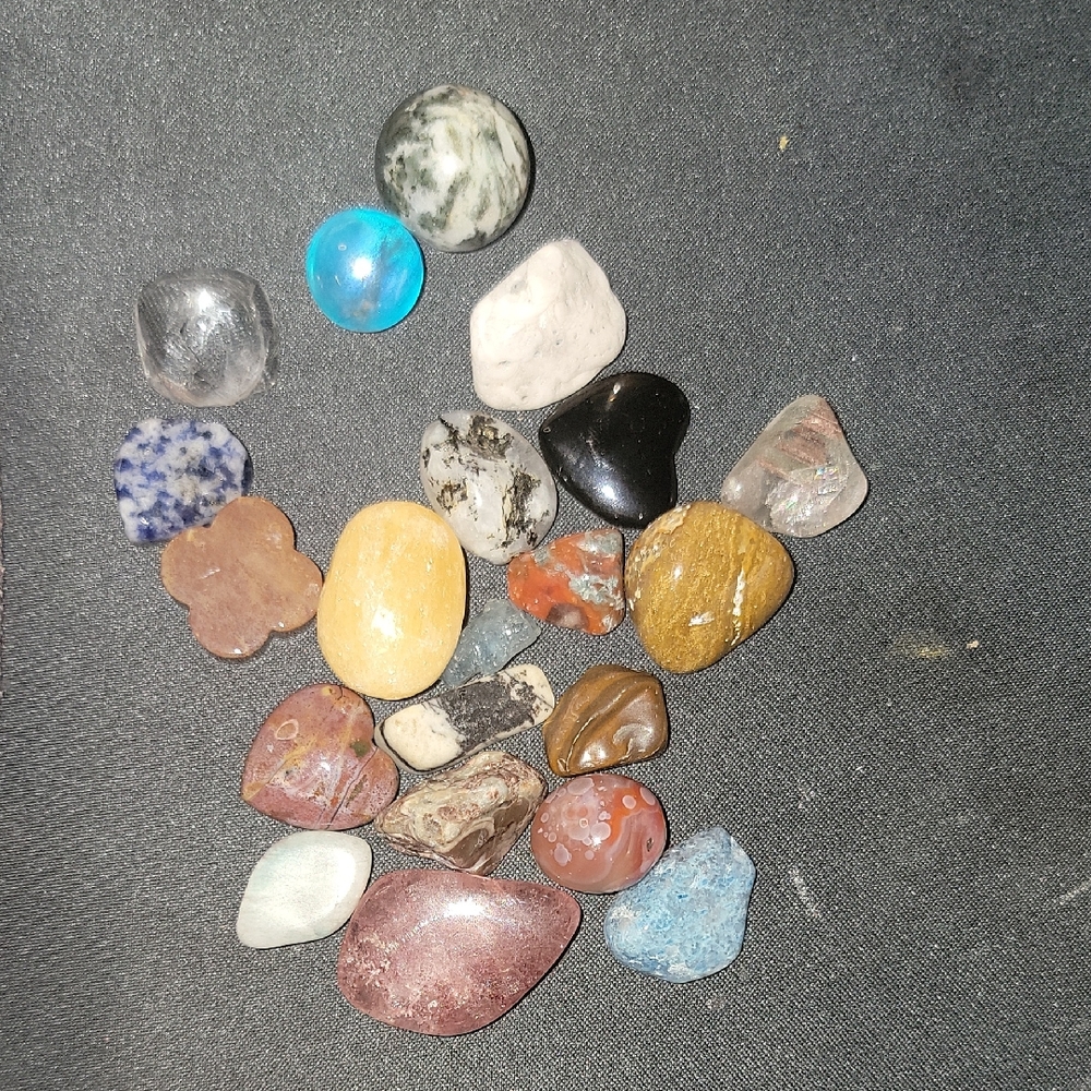 Assorted Mini Polished Gemstones Collection
